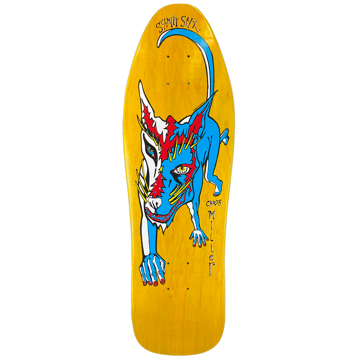 Schmitt Stix Chris Miller Dog Mini 9.125" Skateboard Deck