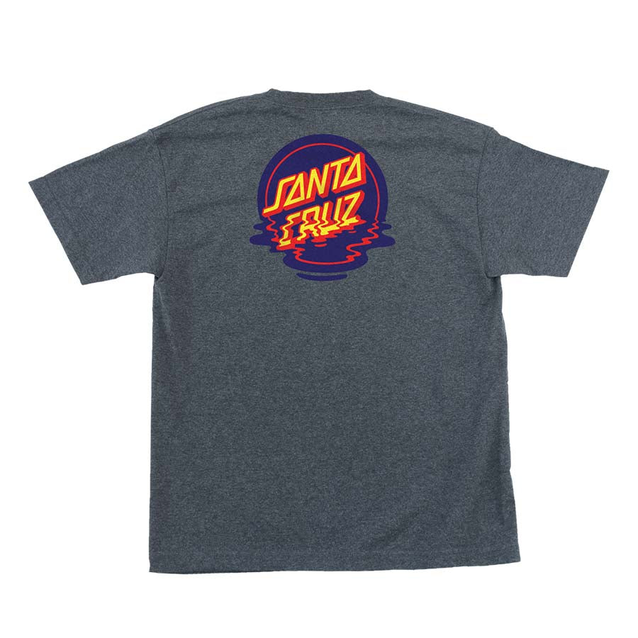 Santa Cruz Dot Reflection Short Sleeve Mens T-Shirt - Black