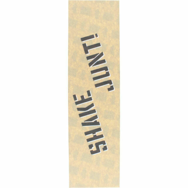 Shake Junt Clear Single Sheet Griptape 9″x33″ - Clear/Black