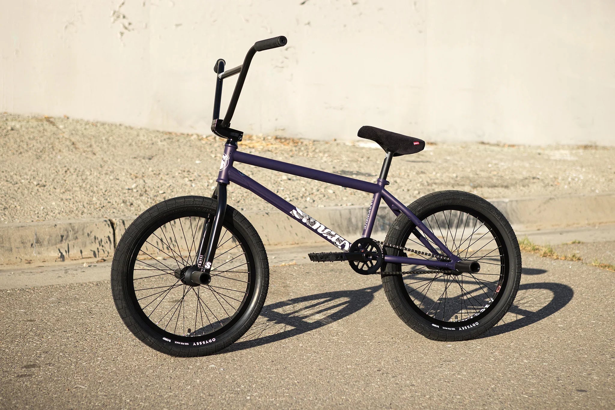 Sunday Darkwave Broc Raiford Authentic 21.25″ LHD Complete BMX - Matte Midnight Purple
