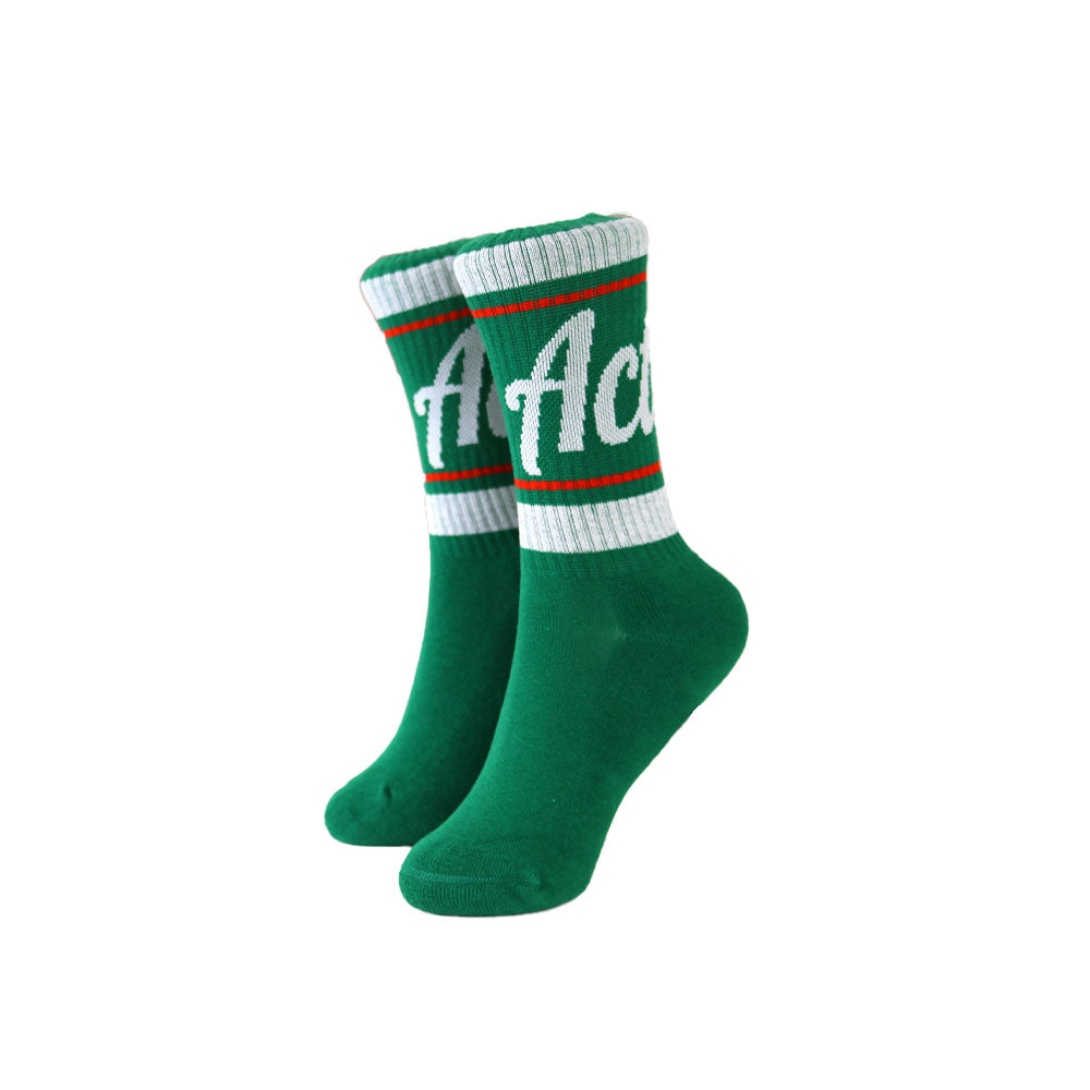 Youth Volume Sock - Forest Green