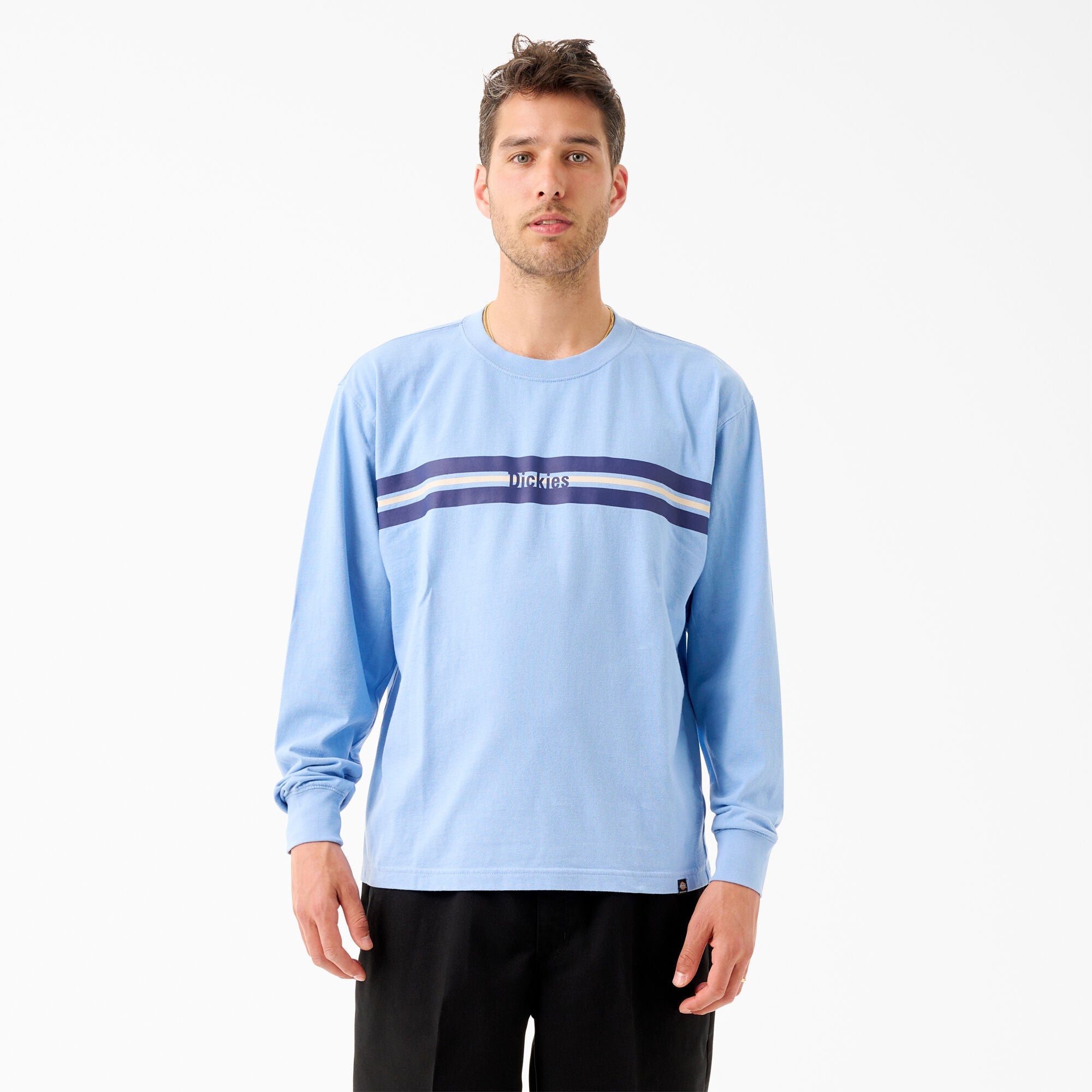 Dickies Tom Knox Long Sleeve T-Shirt - Blue