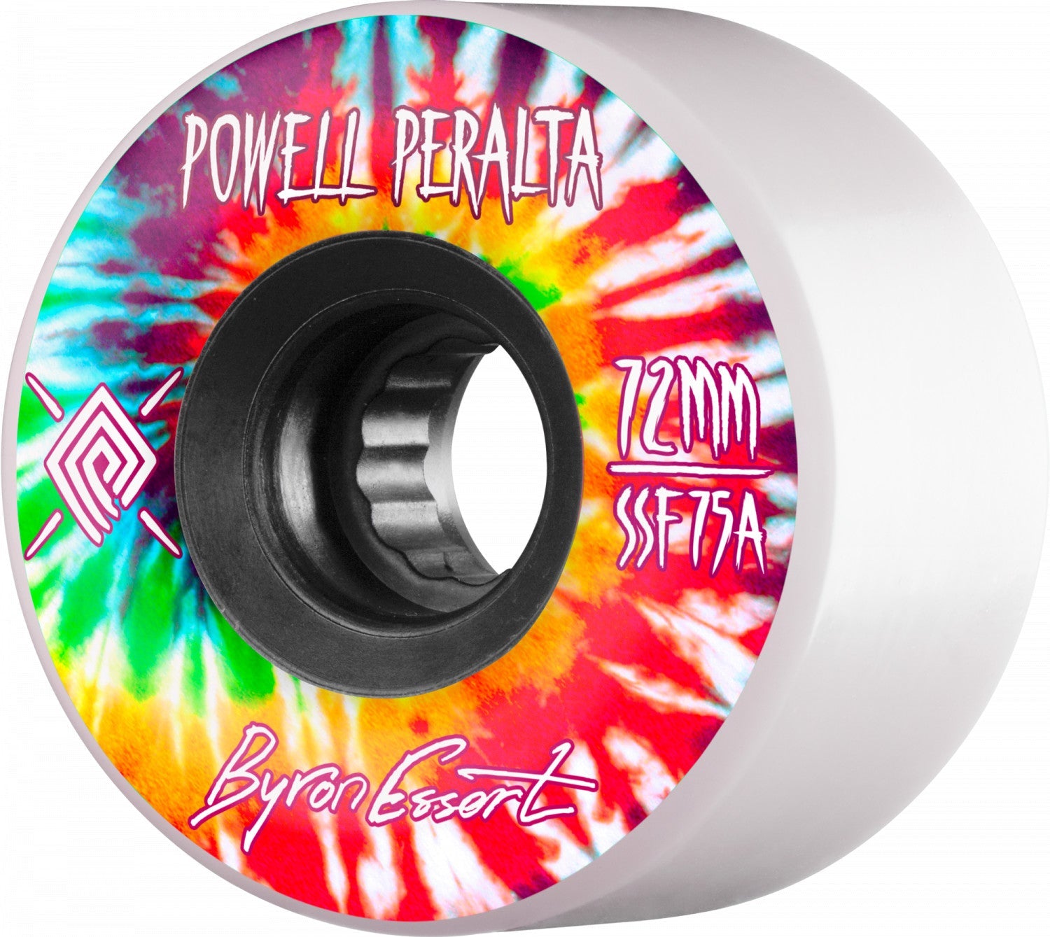Powell Peralta Wheels SSF Byron Essert 72mm 75a - White (Set of 4)