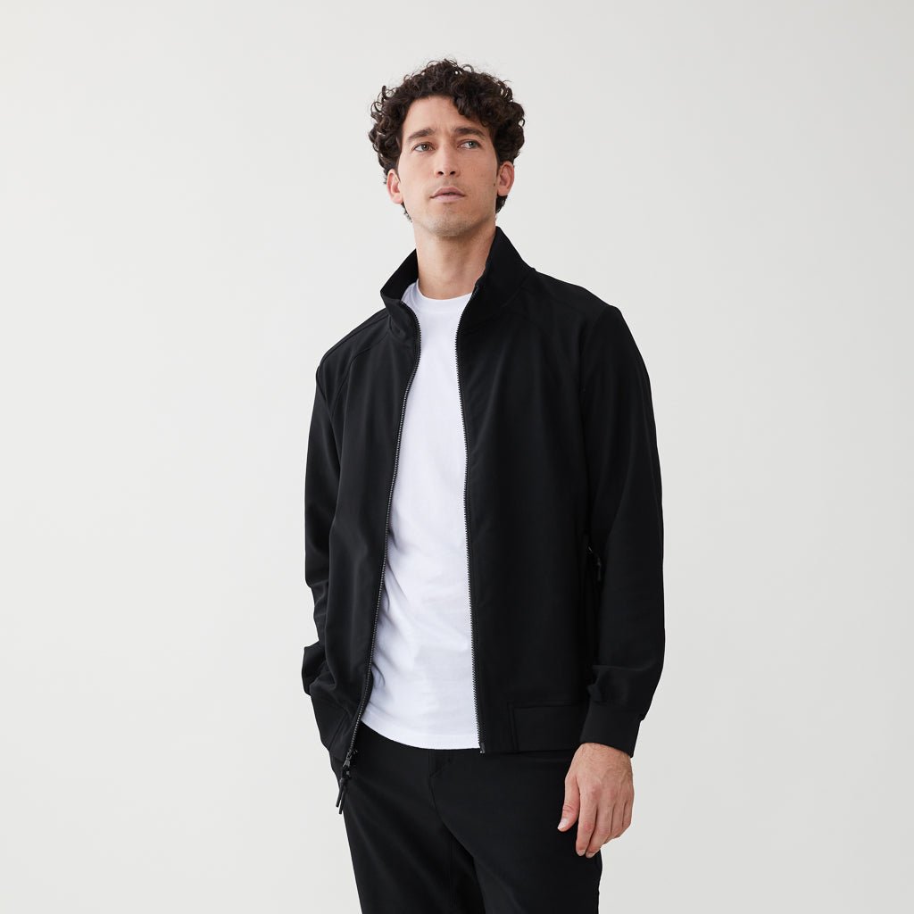 Ace Track Jacket Jet Black