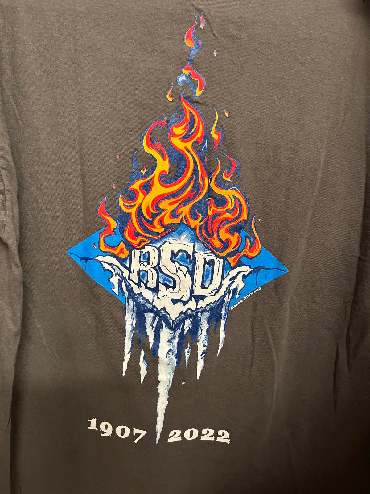 RSD Heavy Skate Tee - Fire and Ice Just Better - L