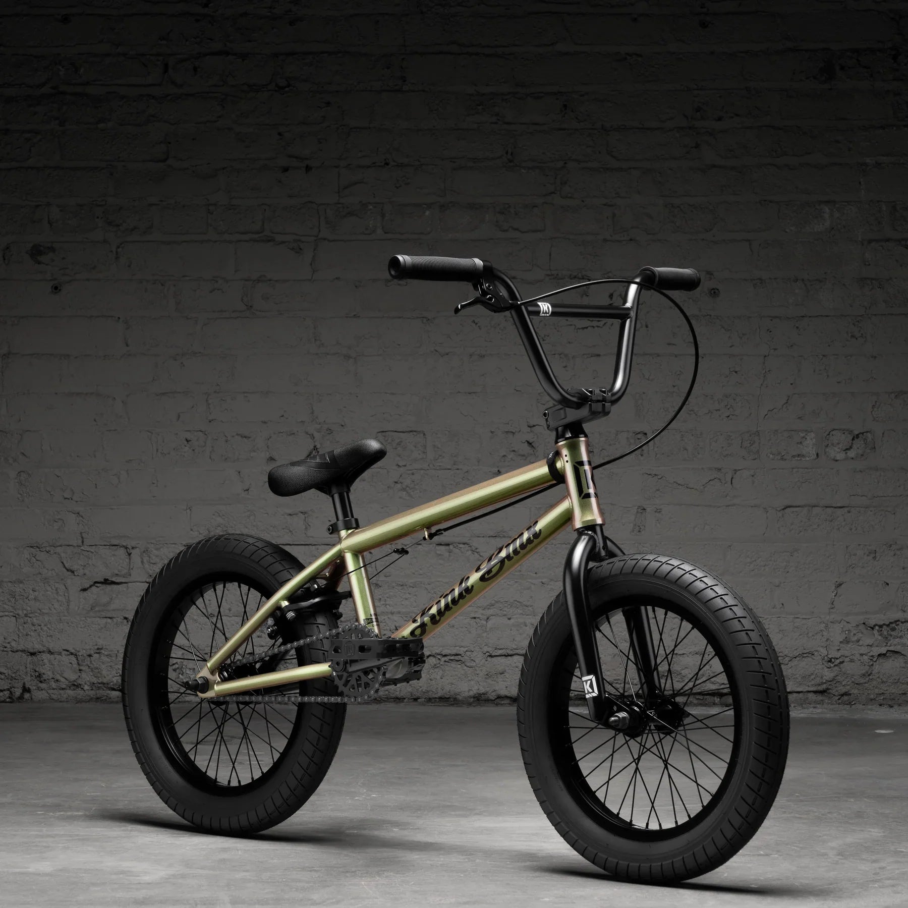Kink 2026 Carve 16″ Complete BMX Bike - Patina Green