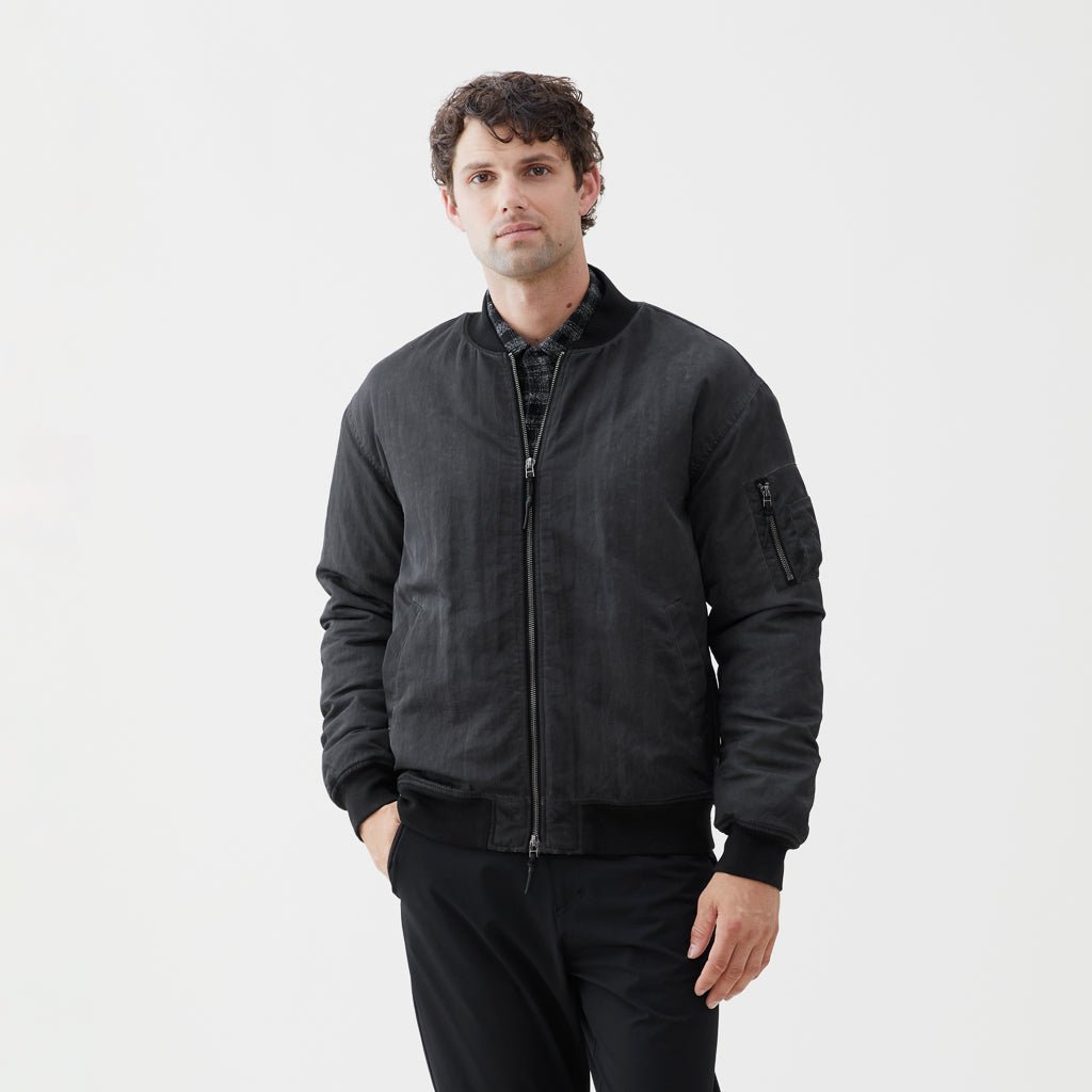 Bruno Bomber Jacket – Black