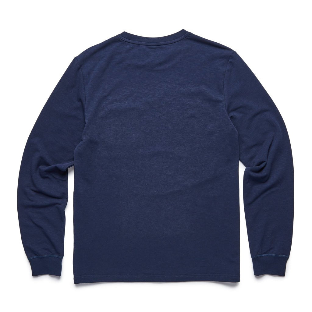Chris French Terry Tee - Navy Blazer