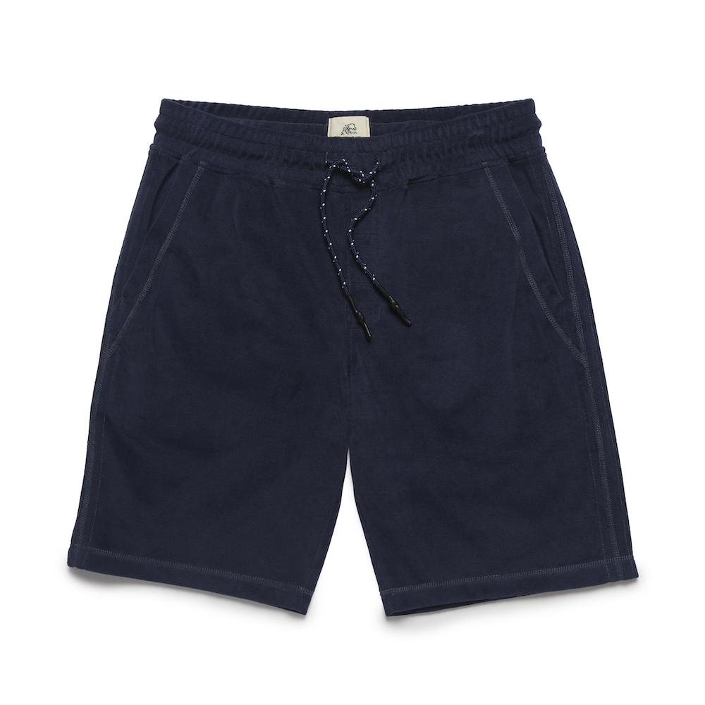 Chuck Velour Drawstring Short - Navy Blazer