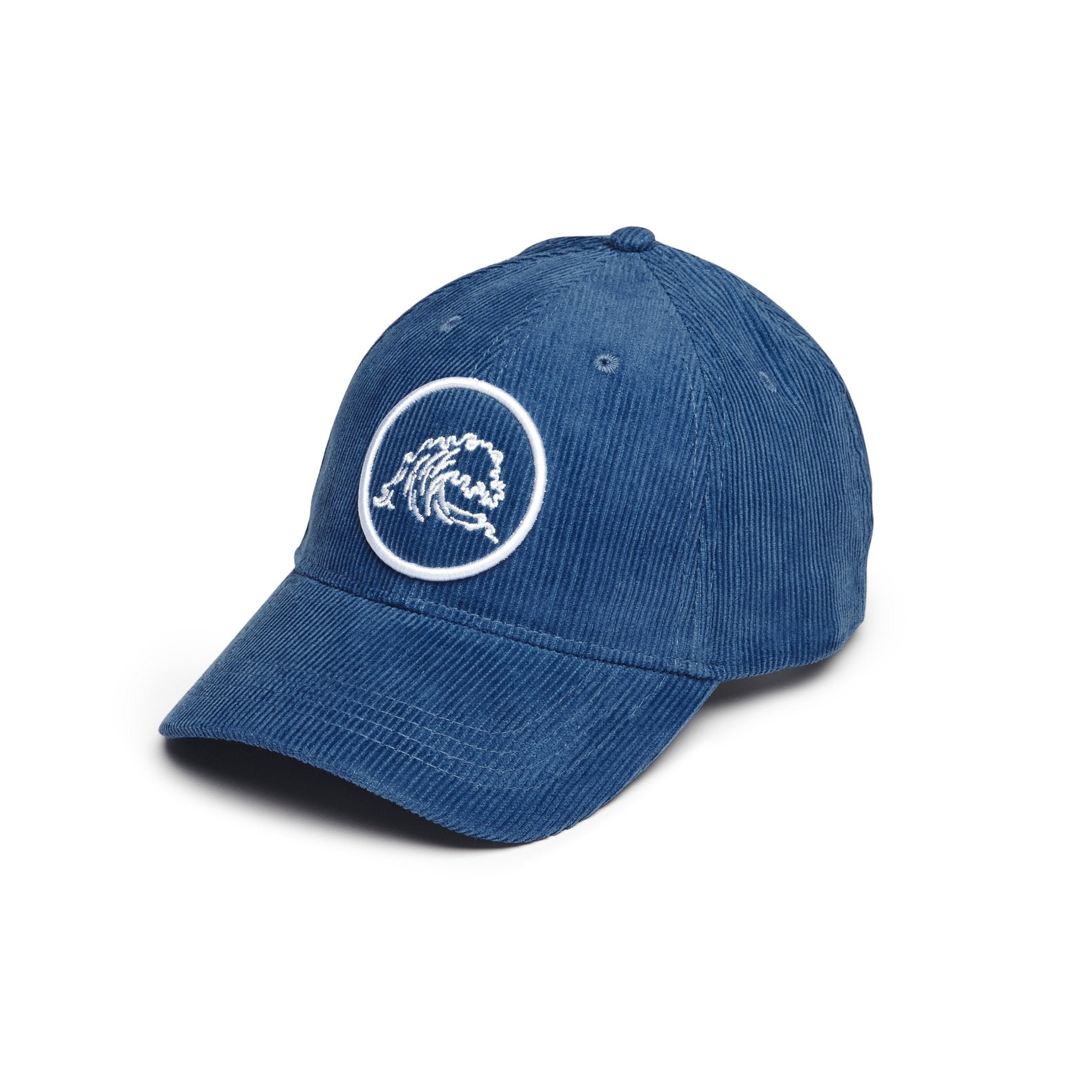 Corduroy Wave Logo Hat - Slate Blue