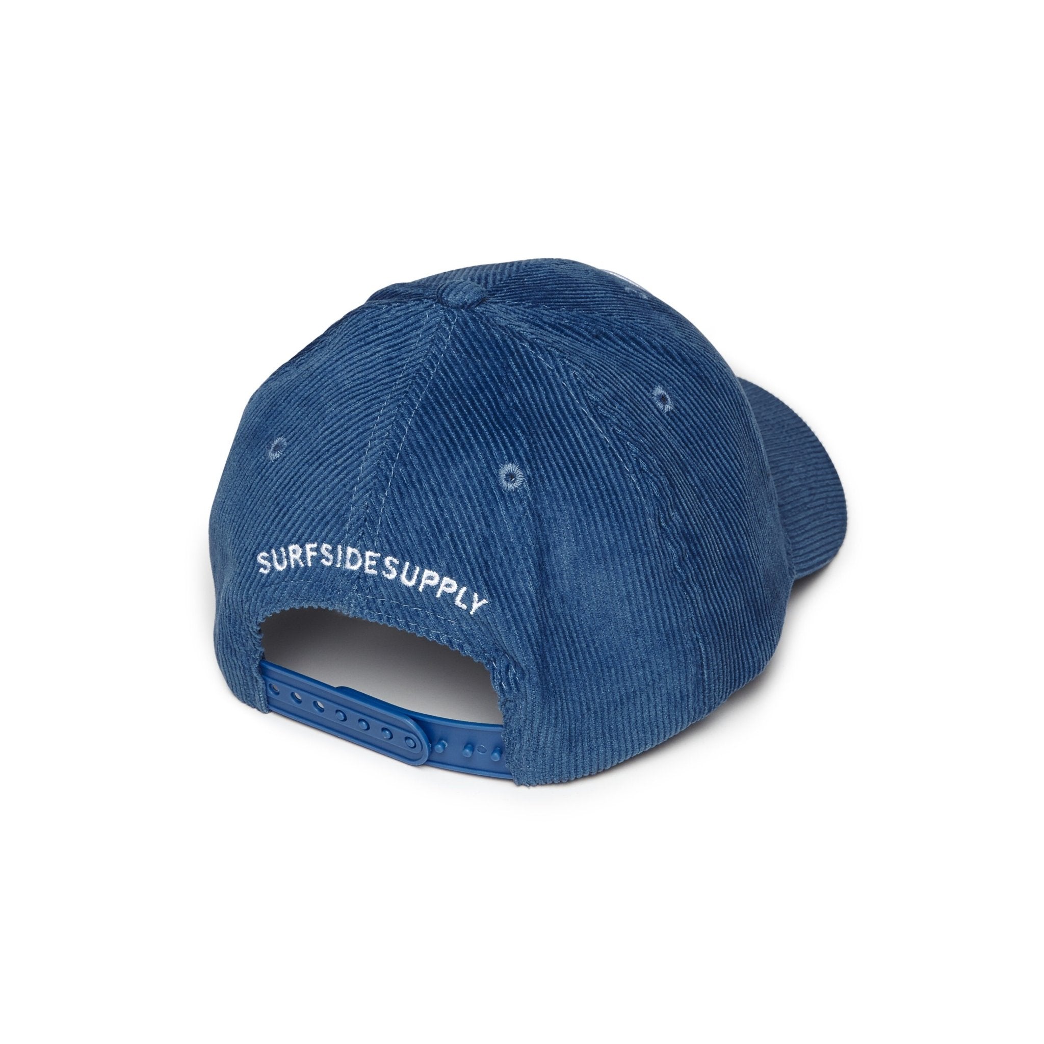 Corduroy Wave Logo Hat - Slate Blue