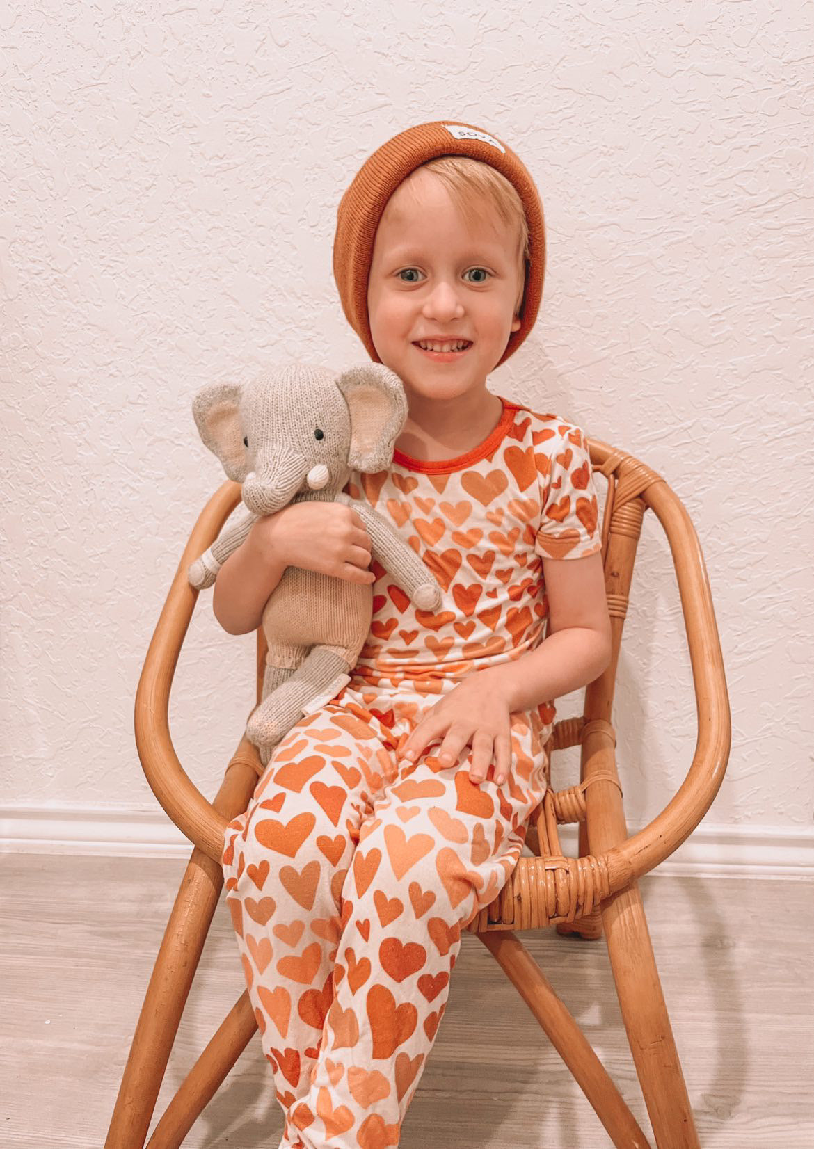 Ombre Hearts 2 Piece Pajamas