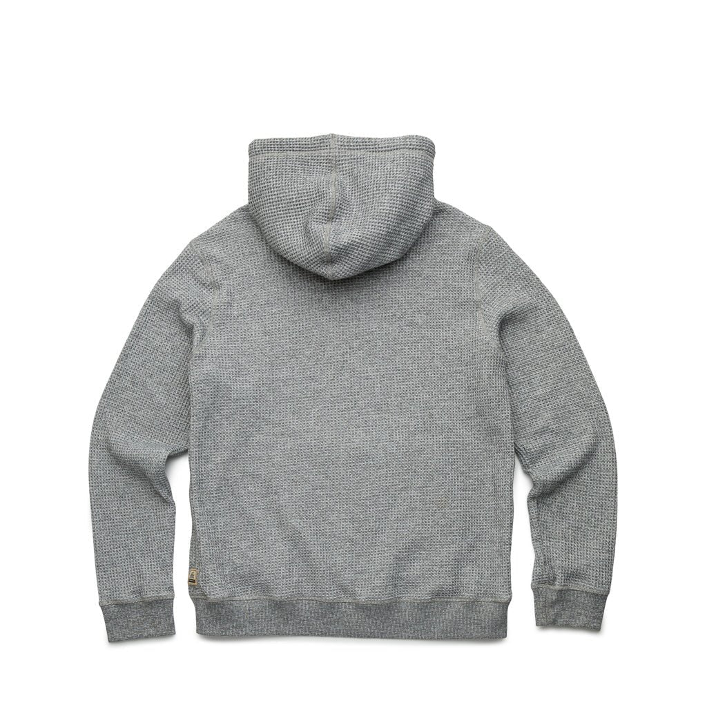Ivan Waffle Thermal Hoodie - Heather Grey