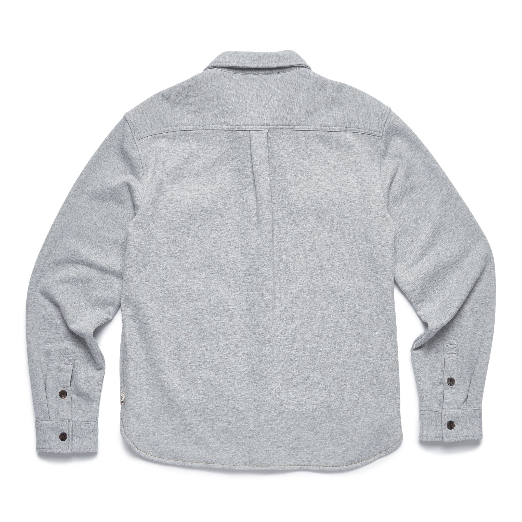 Jon Suede Terry Overshirt Heather Grey