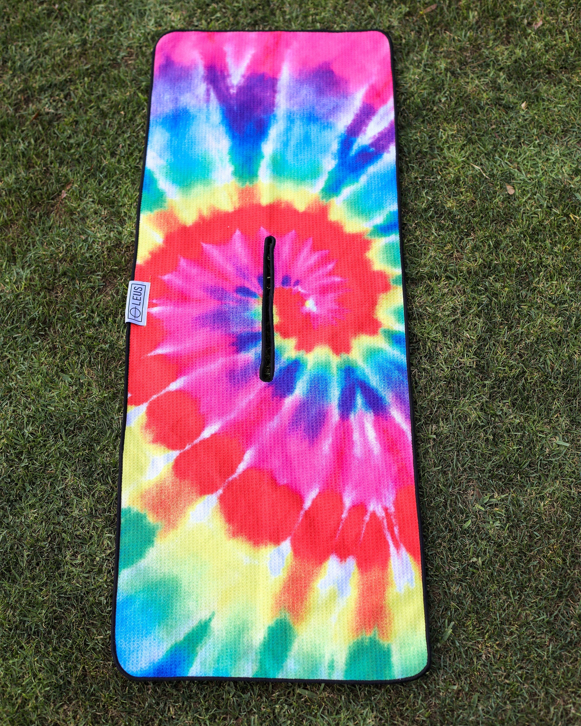 Tie Dye Rainbow Golf ECO Towel