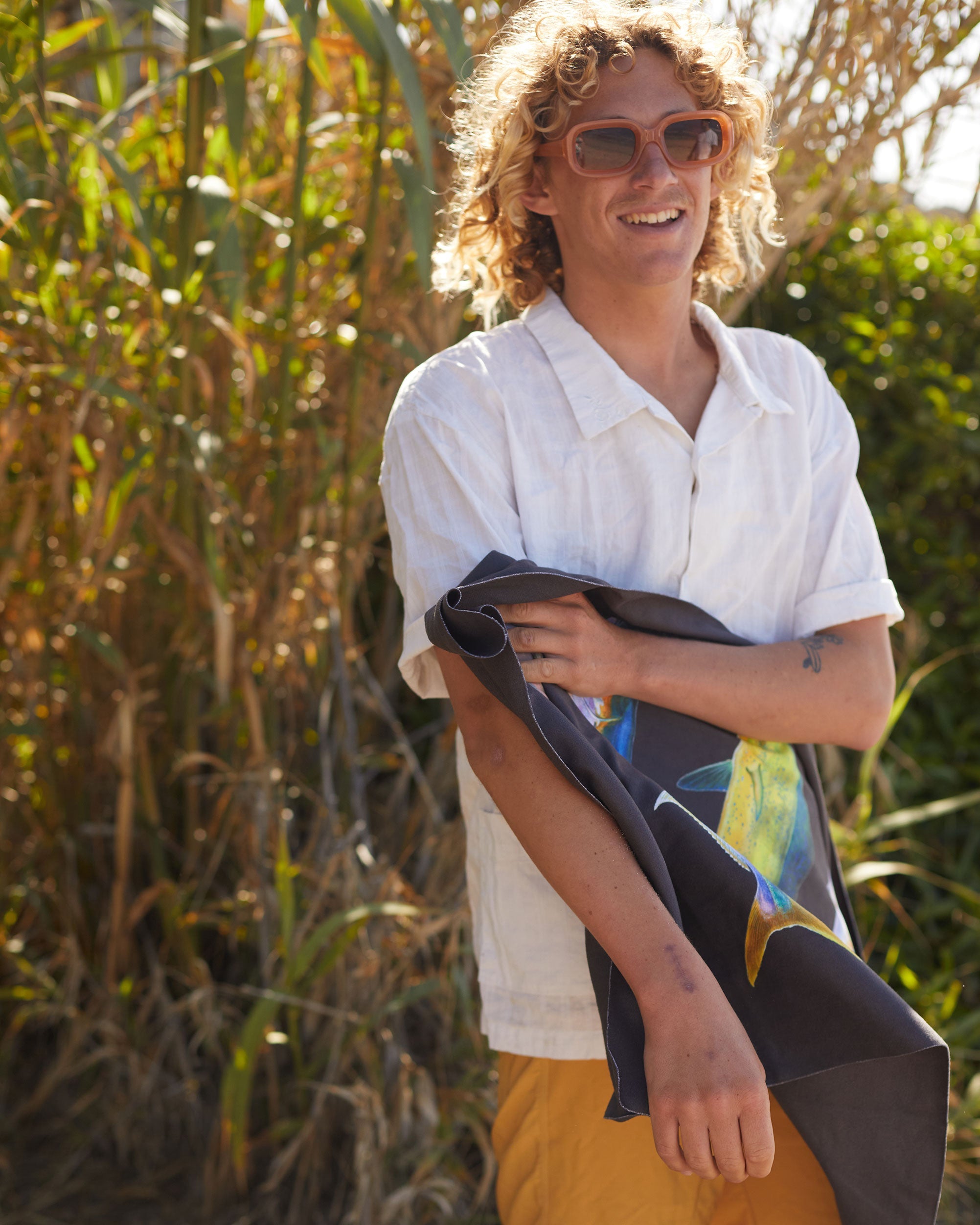 Amadeo Bachar Fish Stack Outdoor ECO Towel