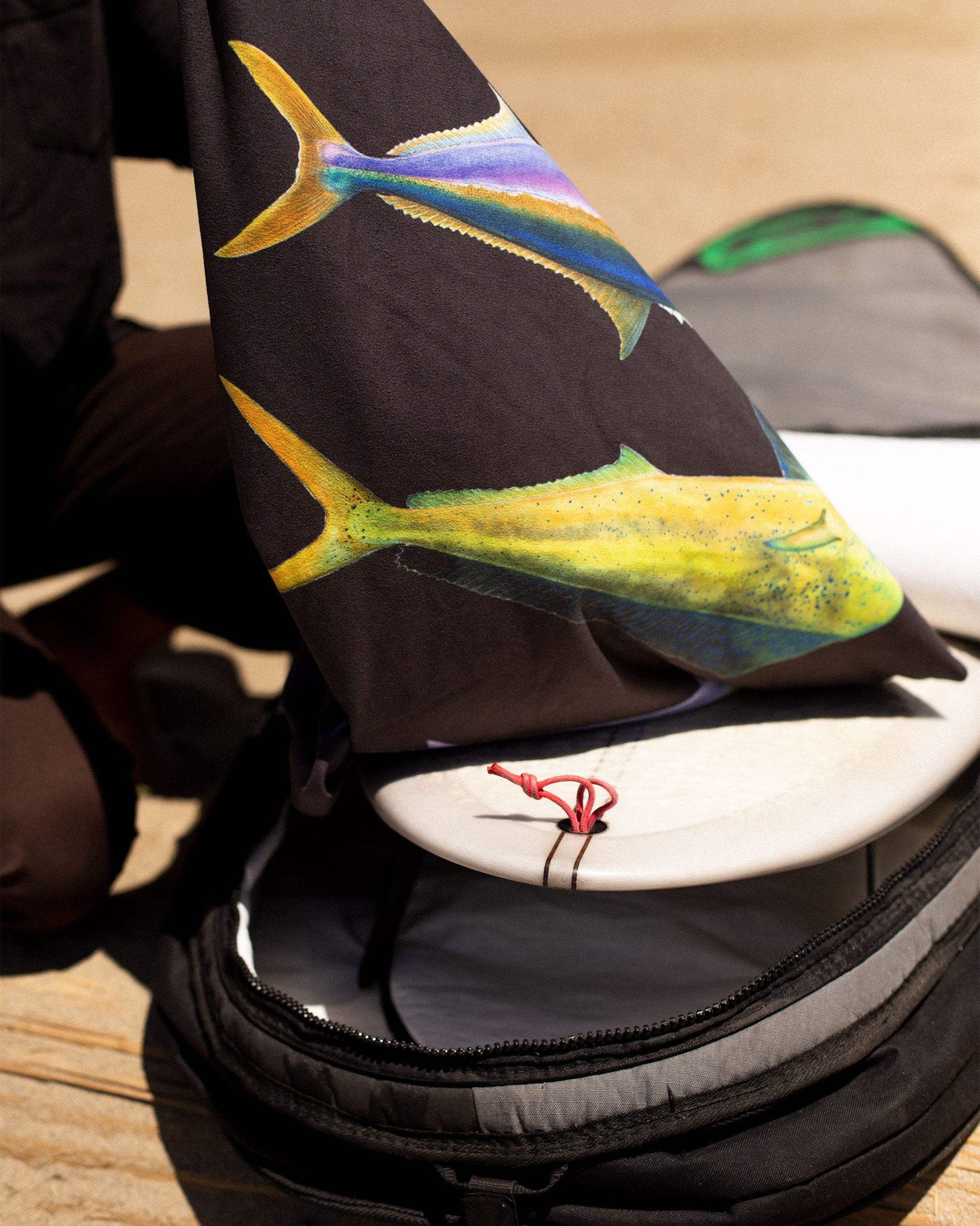 Amadeo Bachar Fish Stack Outdoor ECO Towel