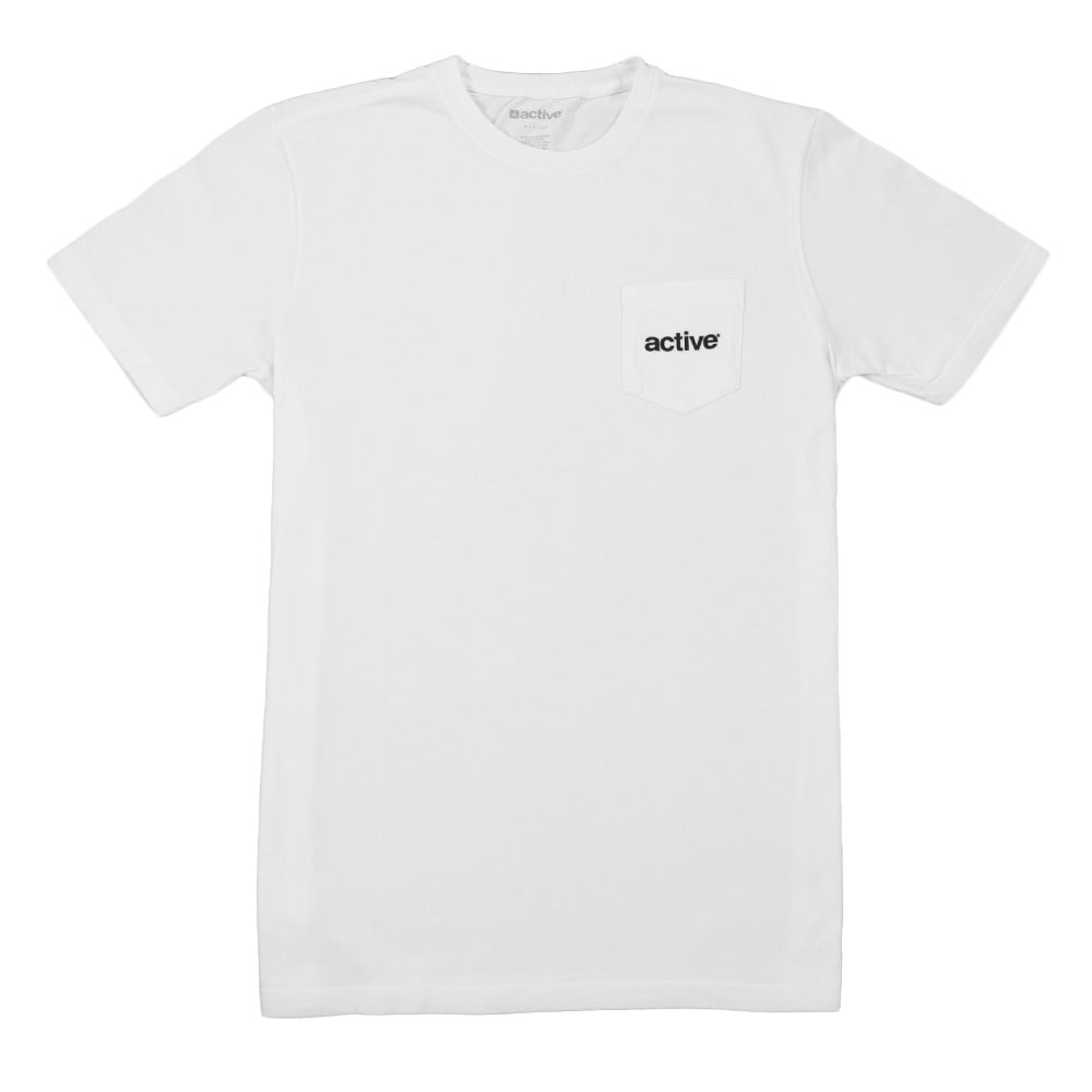 Lockup Pocket T-Shirt - White