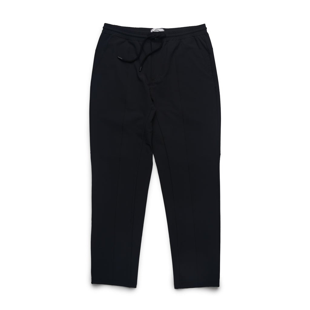 Otis Pleated Track Pant Black