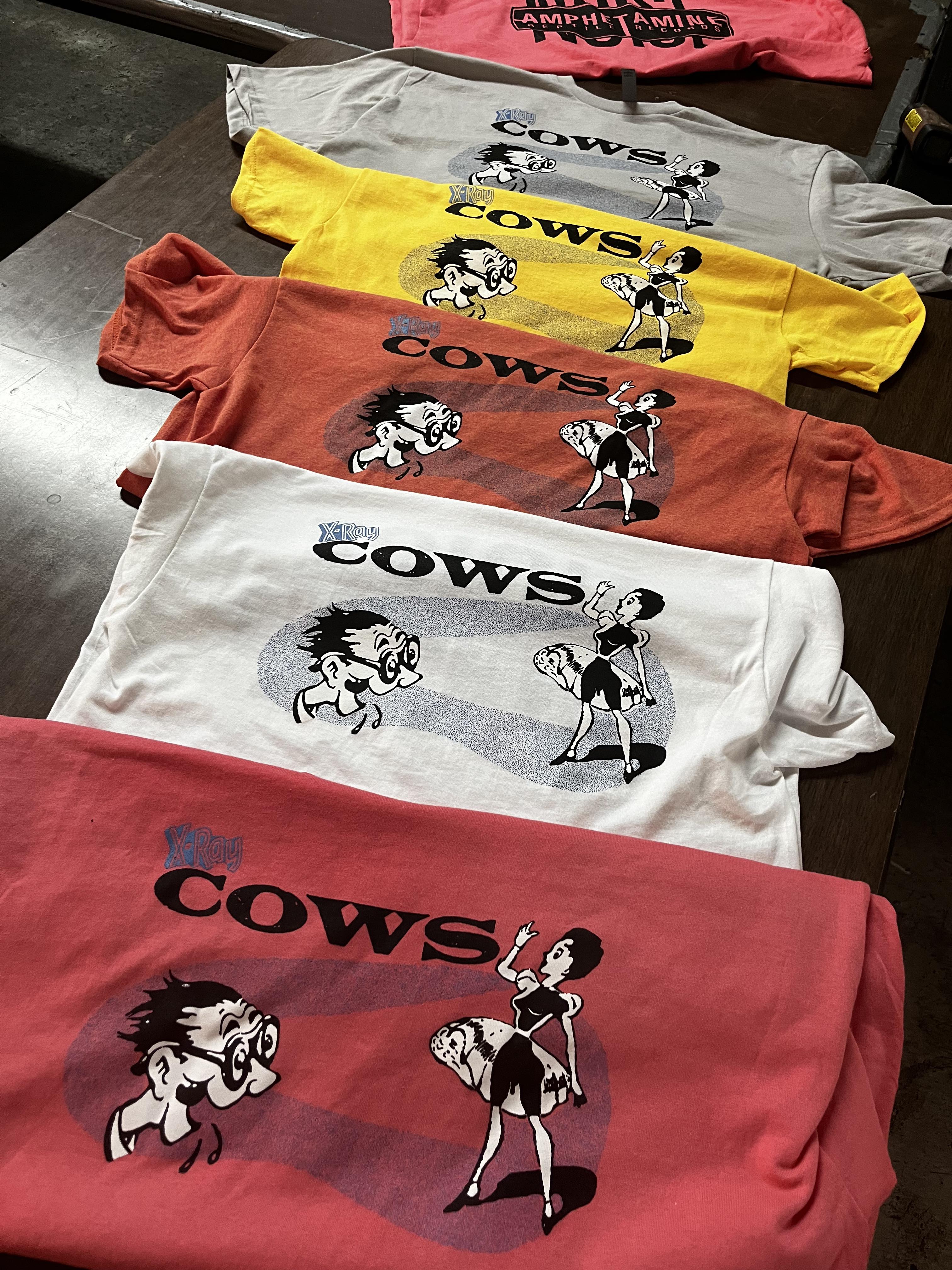 COWS "X-Ray Glasses" T-Shirt w/ AmRep NOISE back logo