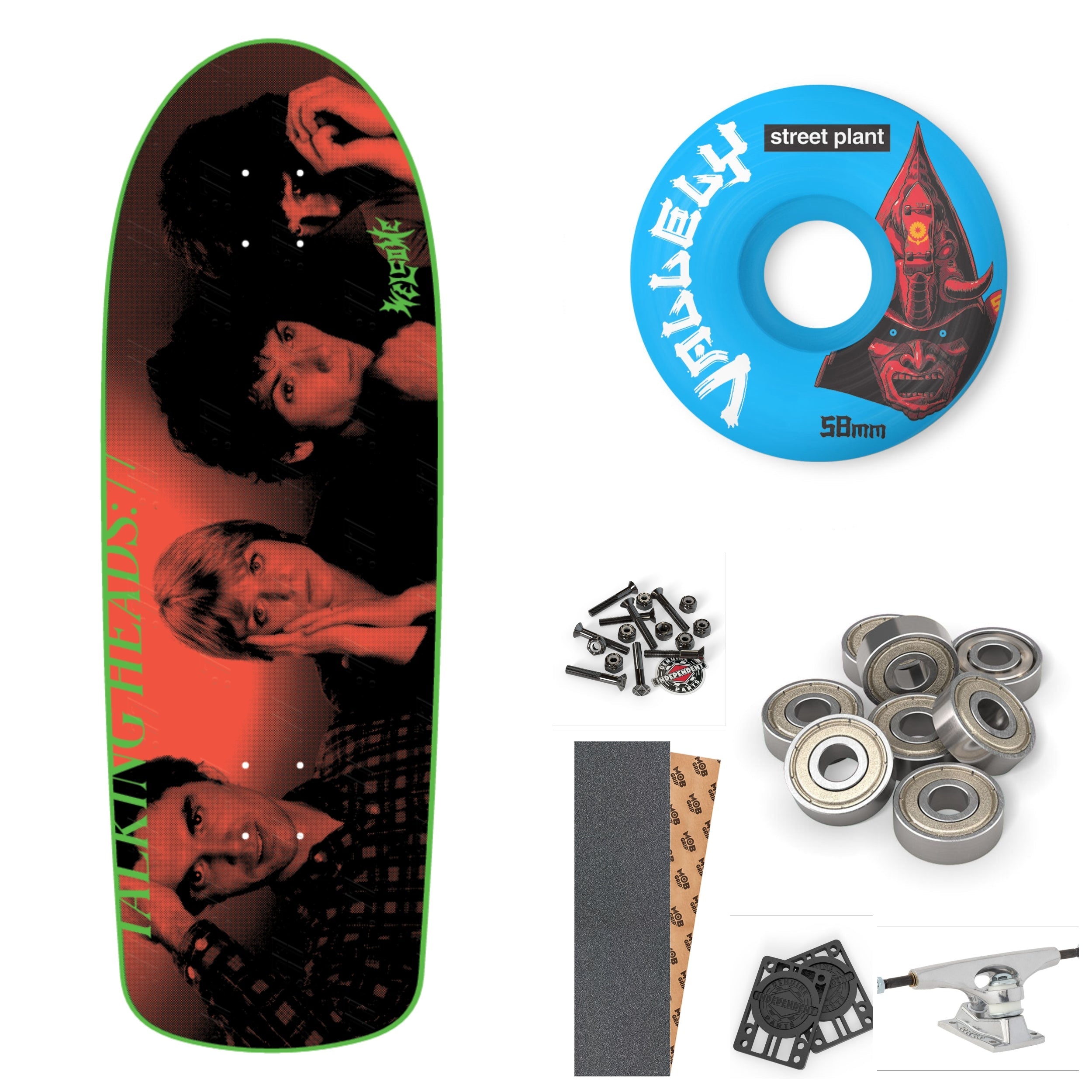 Welcome x Talking Heads "Psycho" 10.125" Complete Skateboard