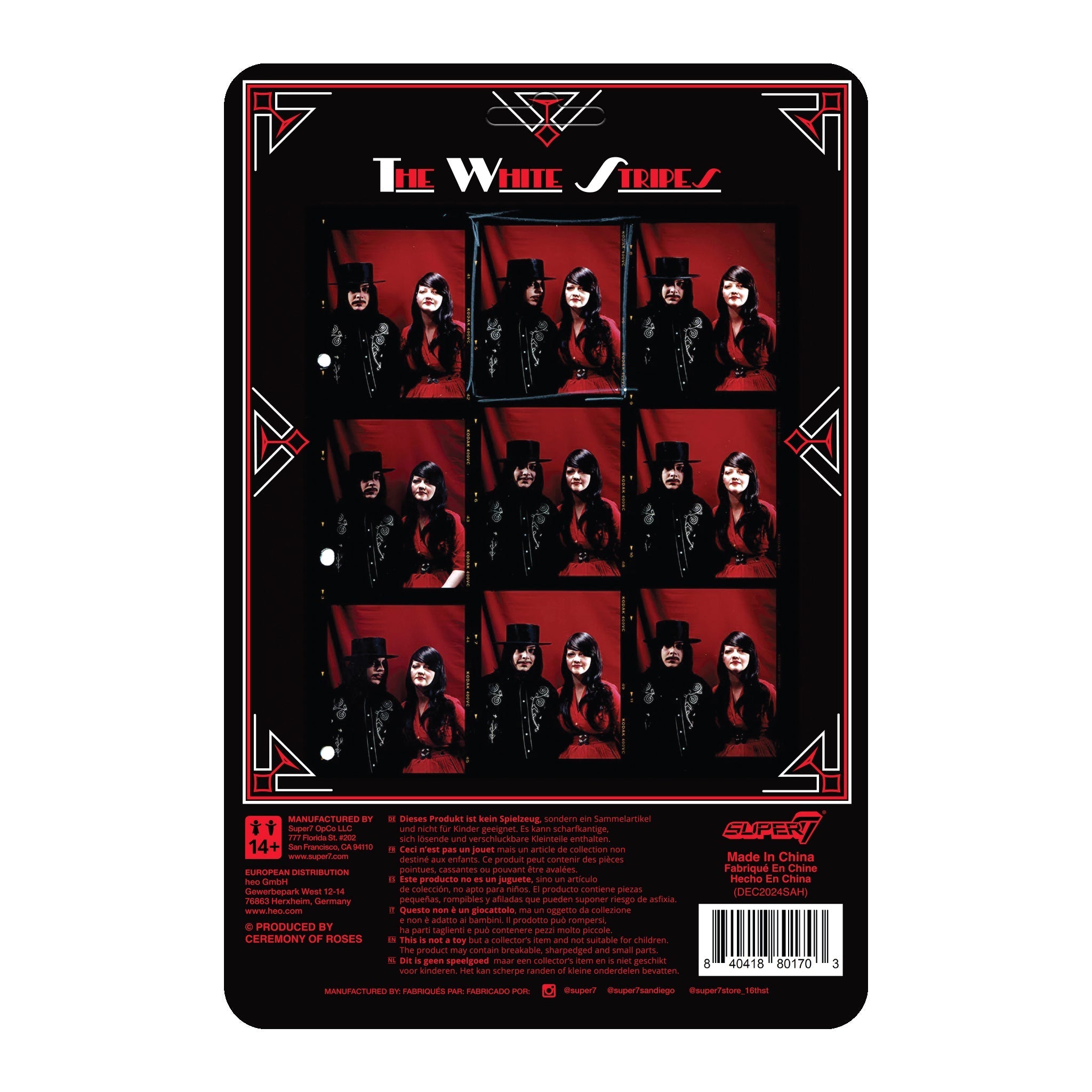 Super7 x The White Stripes (Get Behind Me Satan) ReAction Figures