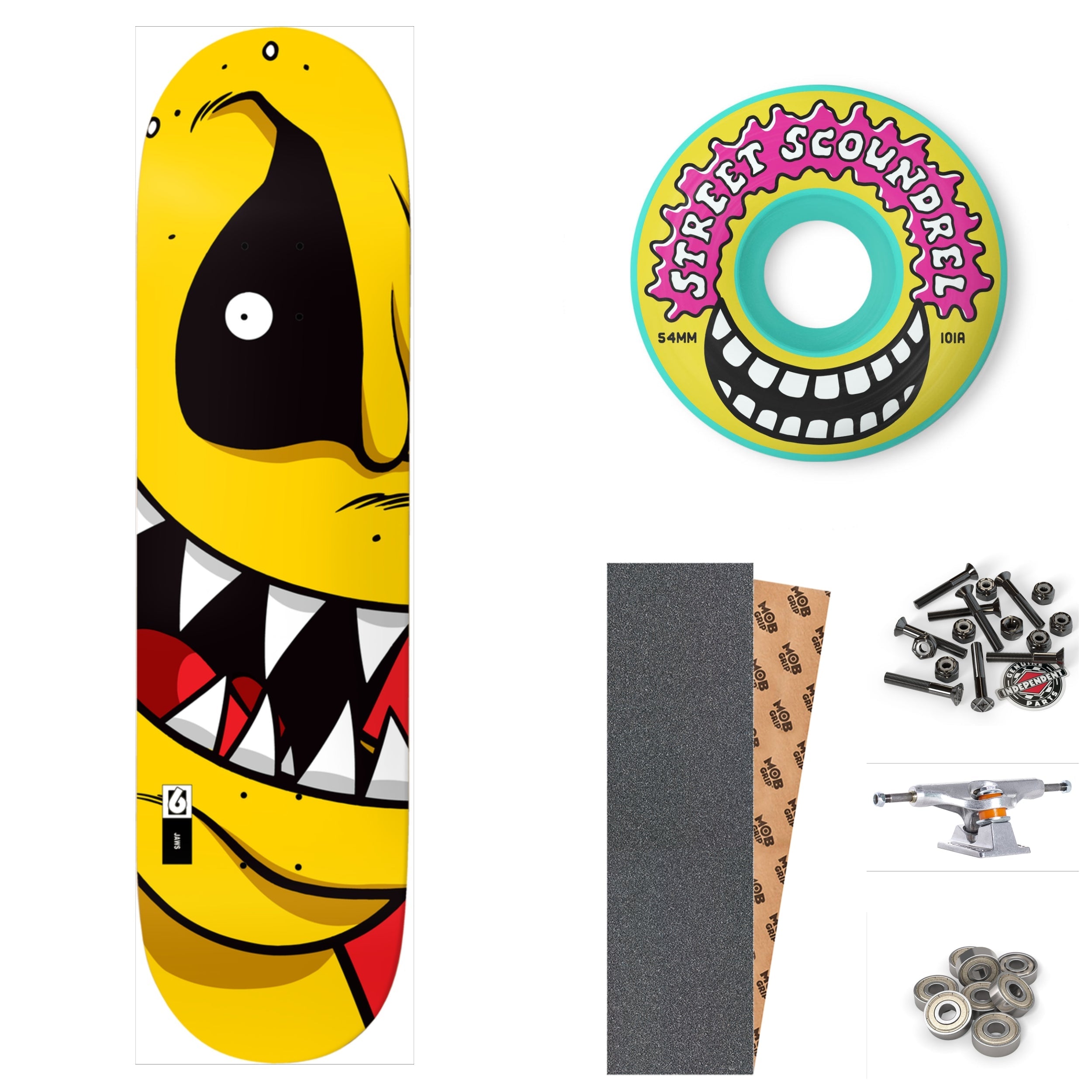 BIRDHOUSE Jaws Yukmouth XL 8.475" Complete Skateboard