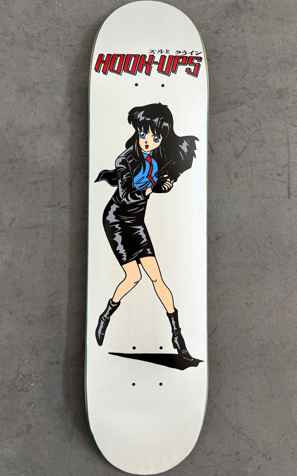 Hook Ups Police Girl 7.5" Skateboard Deck