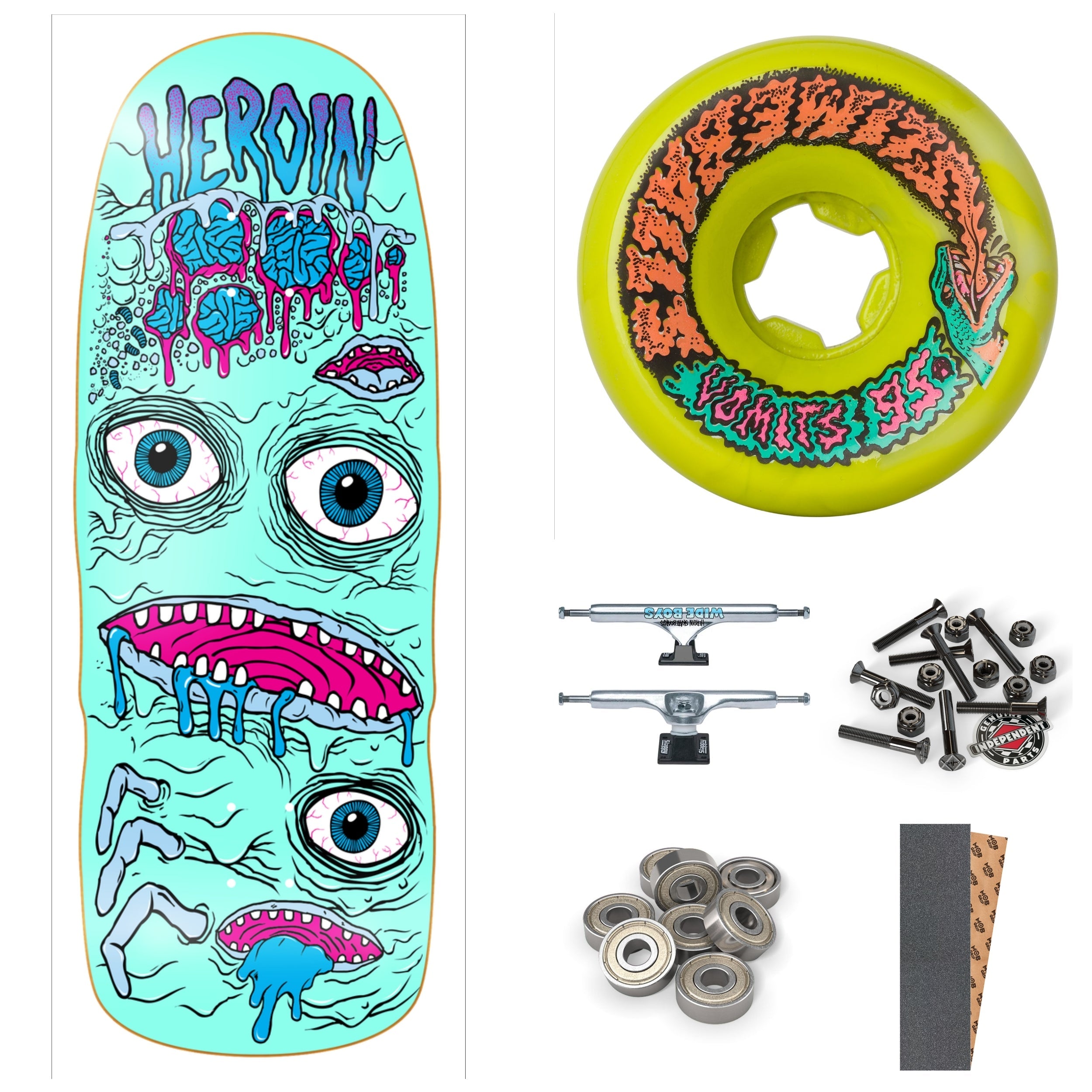 Heroin Mutator Mini 10.5" Complete Skateboard