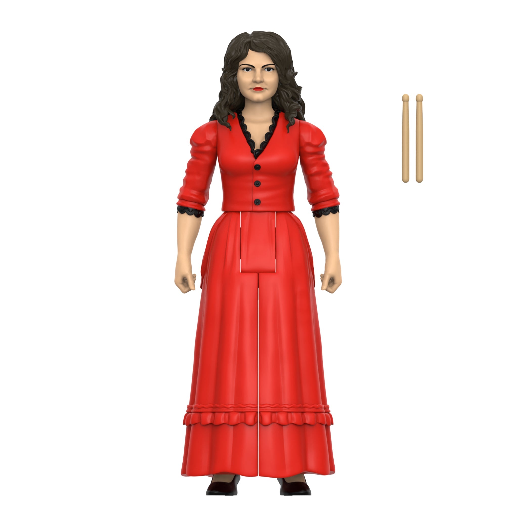Super7 x The White Stripes (Get Behind Me Satan) ReAction Figures