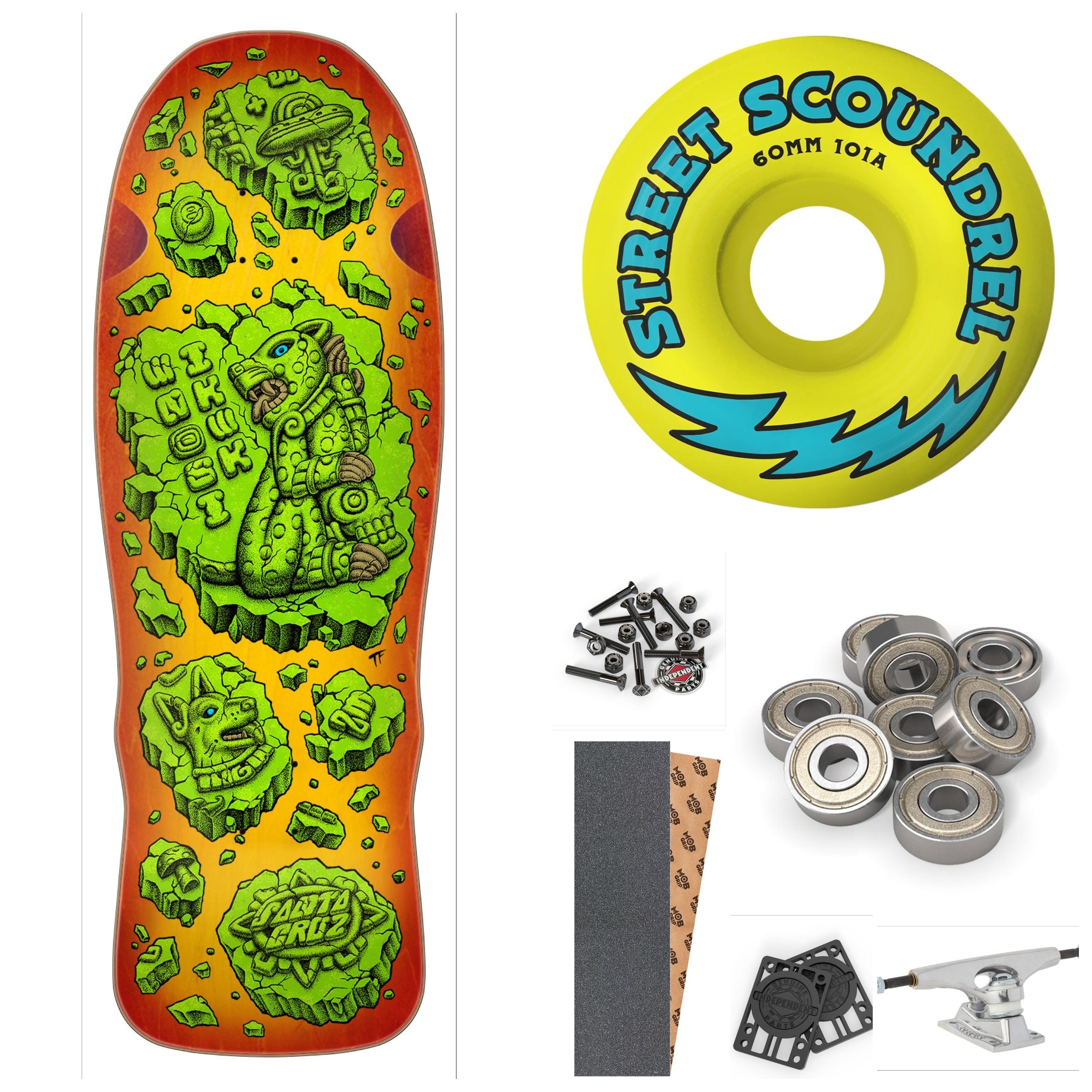 SANTA CRUZ WINKOWSKI "JAGUAR" 10.35" COMPLETE SKATEBOARD