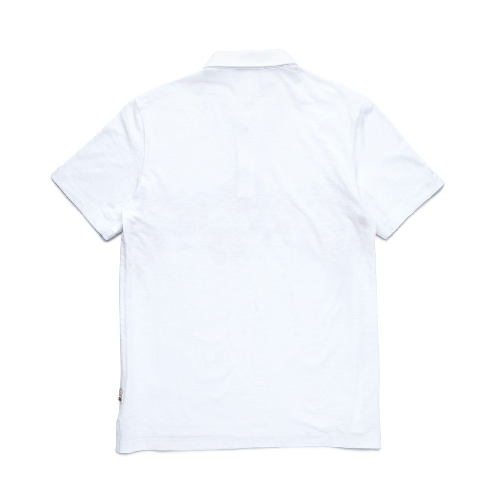 Ryan Floral Polo - White