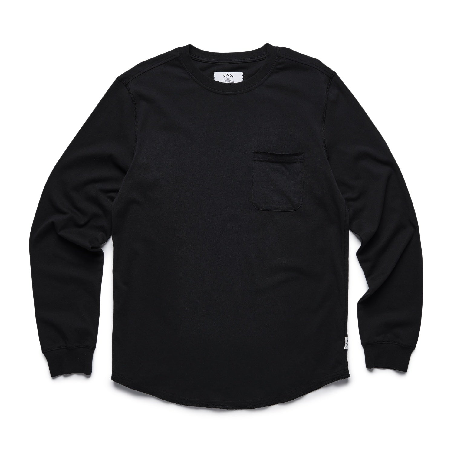 Salty Scoop Long Sleeve Jersey Tee - Black