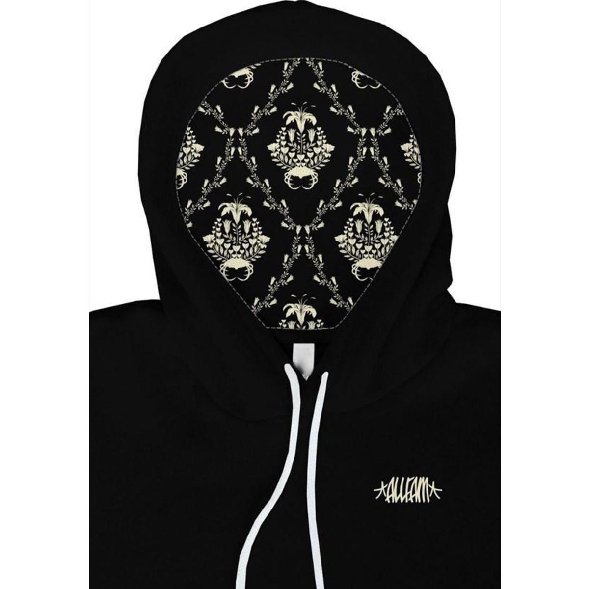 LILY'S AF BAY BOMBERS HOODIE (BLK/CRM)