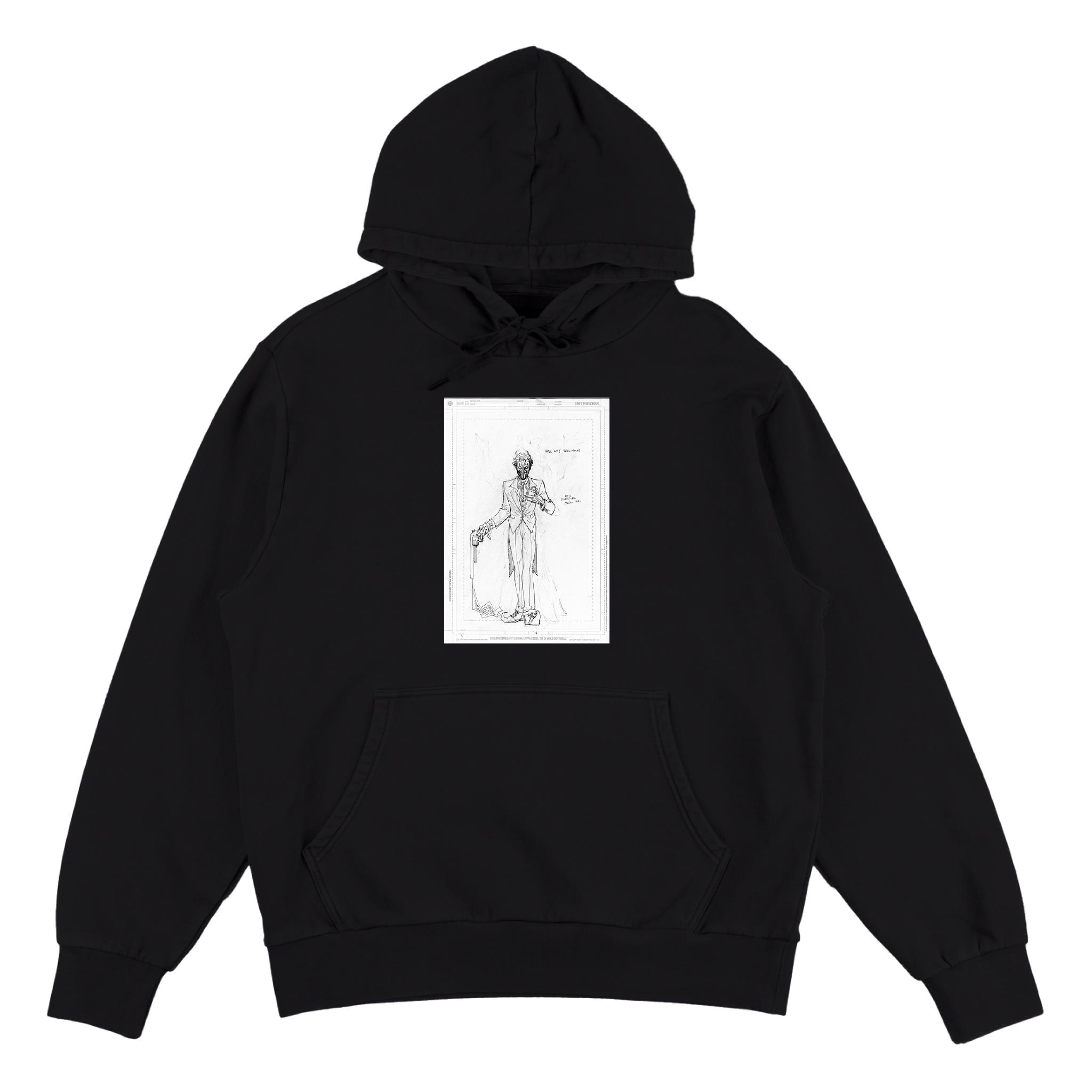 WELCOME X BATMAN DEVIL HORNS HOODED SWEATSHIRT