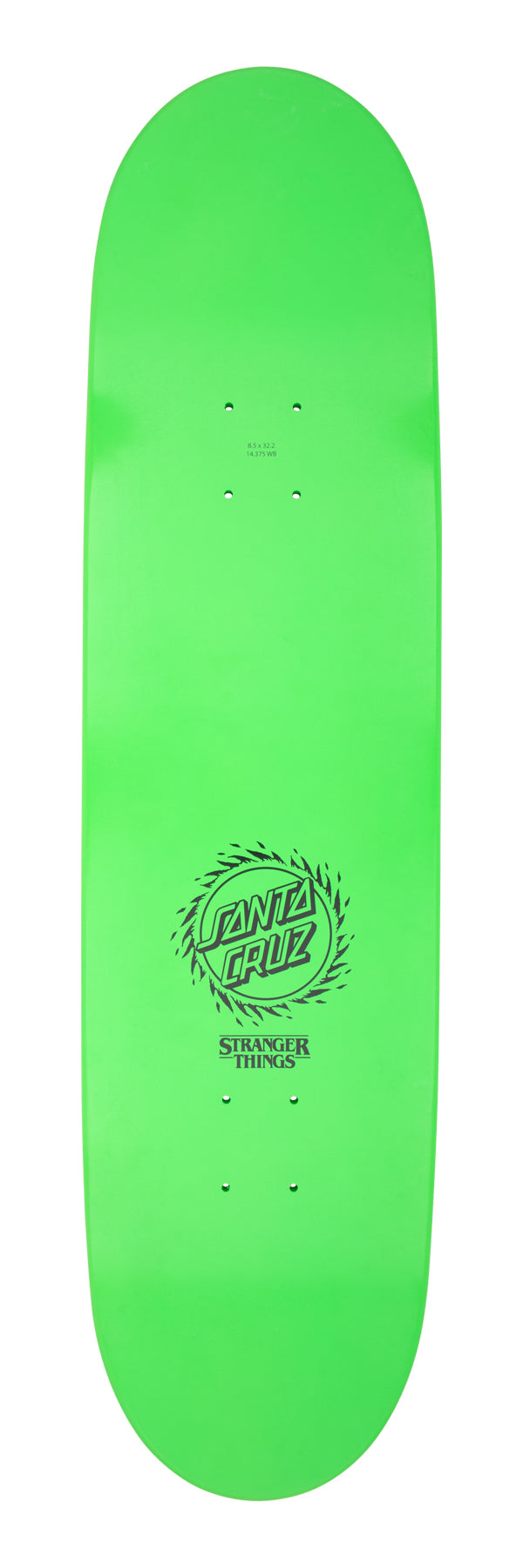 SANTA CRUZ x STRANGER THINGS VECNA 8.5" COMPLETE SKATEBOARD