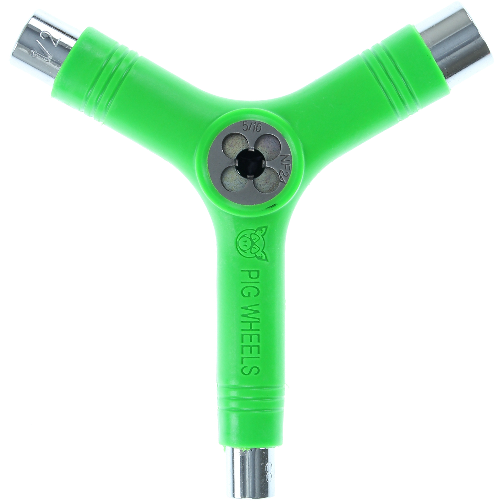 Pig Tri-Socket Skate Tool - Neon Green
