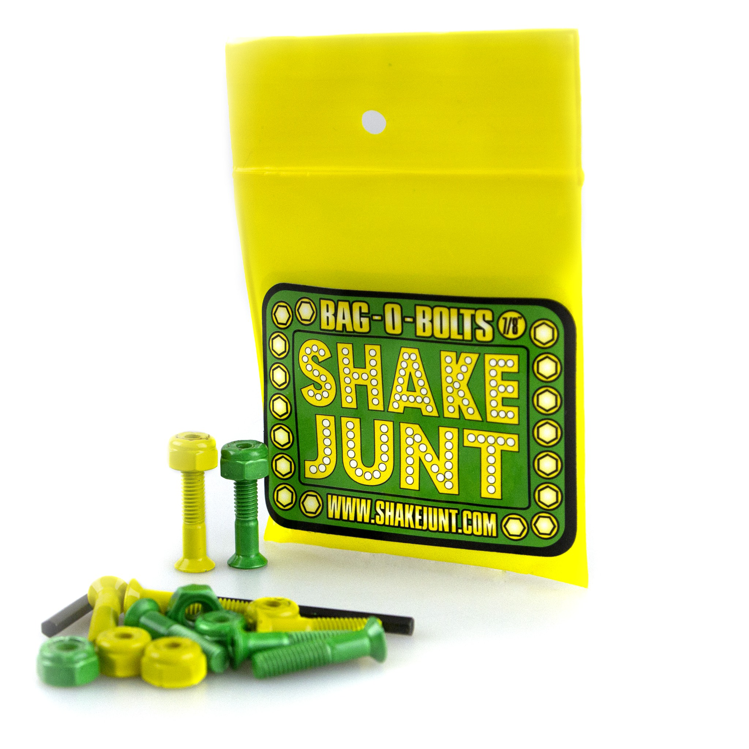Shake Junt Bag-O-Bolts 7/8" Allen - All Green/Yellow