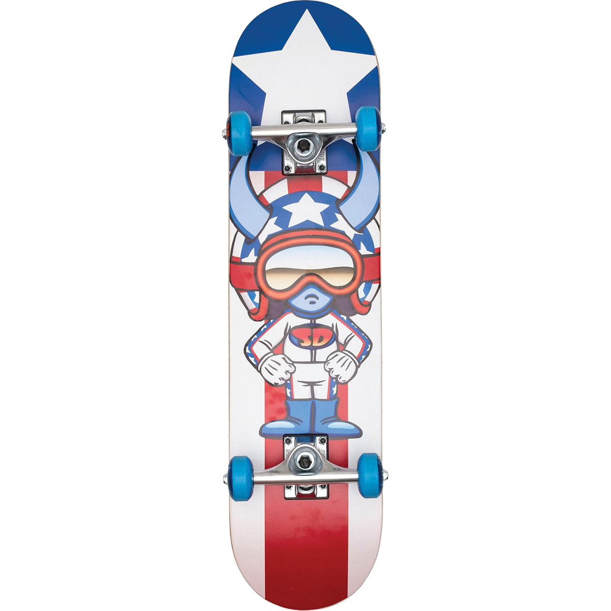 Speed Demons Stars Soft Top Skateboard Complete - 6.5"
