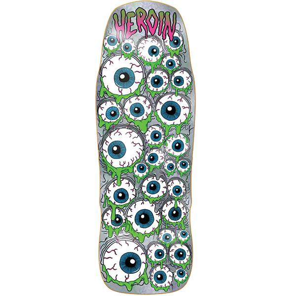 Heroin Holo Mutant Eyeballer Skateboard Deck - 10.25″