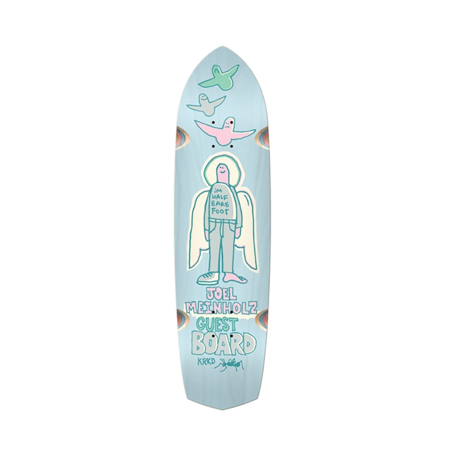 Krooked Meinholz Zig Zagger Skateboard Deck - 8.62"