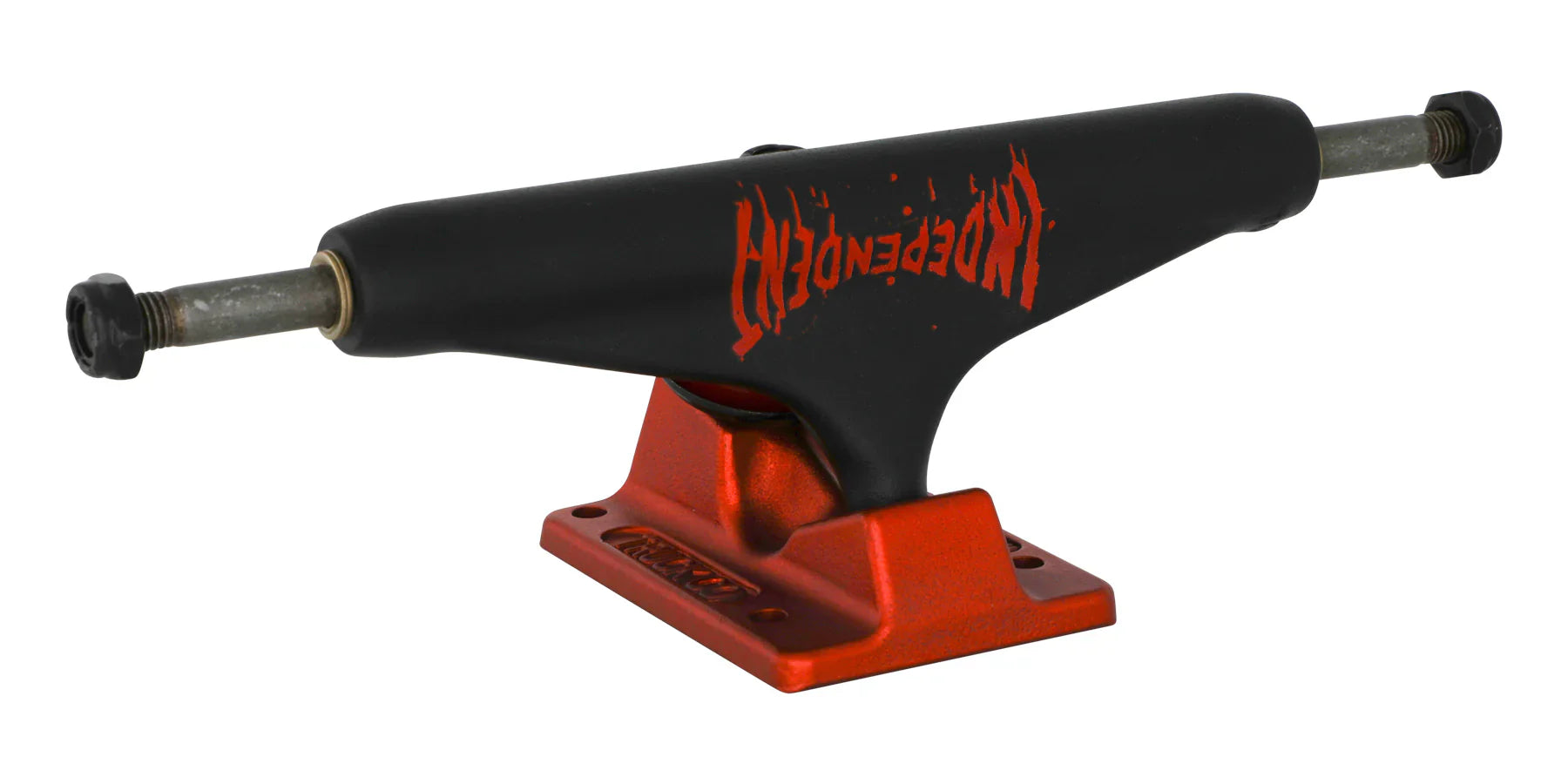 Independent Trucks 149mm Stage 11 Splatter Span Standard - Black/Ano Red (Set of 2)