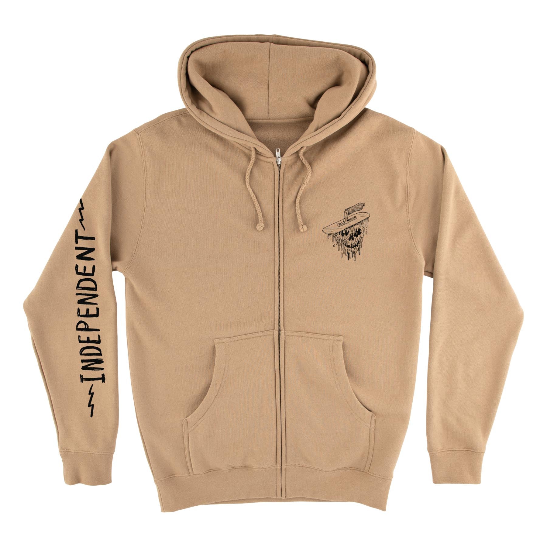 Independent Bratrud Notebook Zip-Up Hooded Sweatshirt