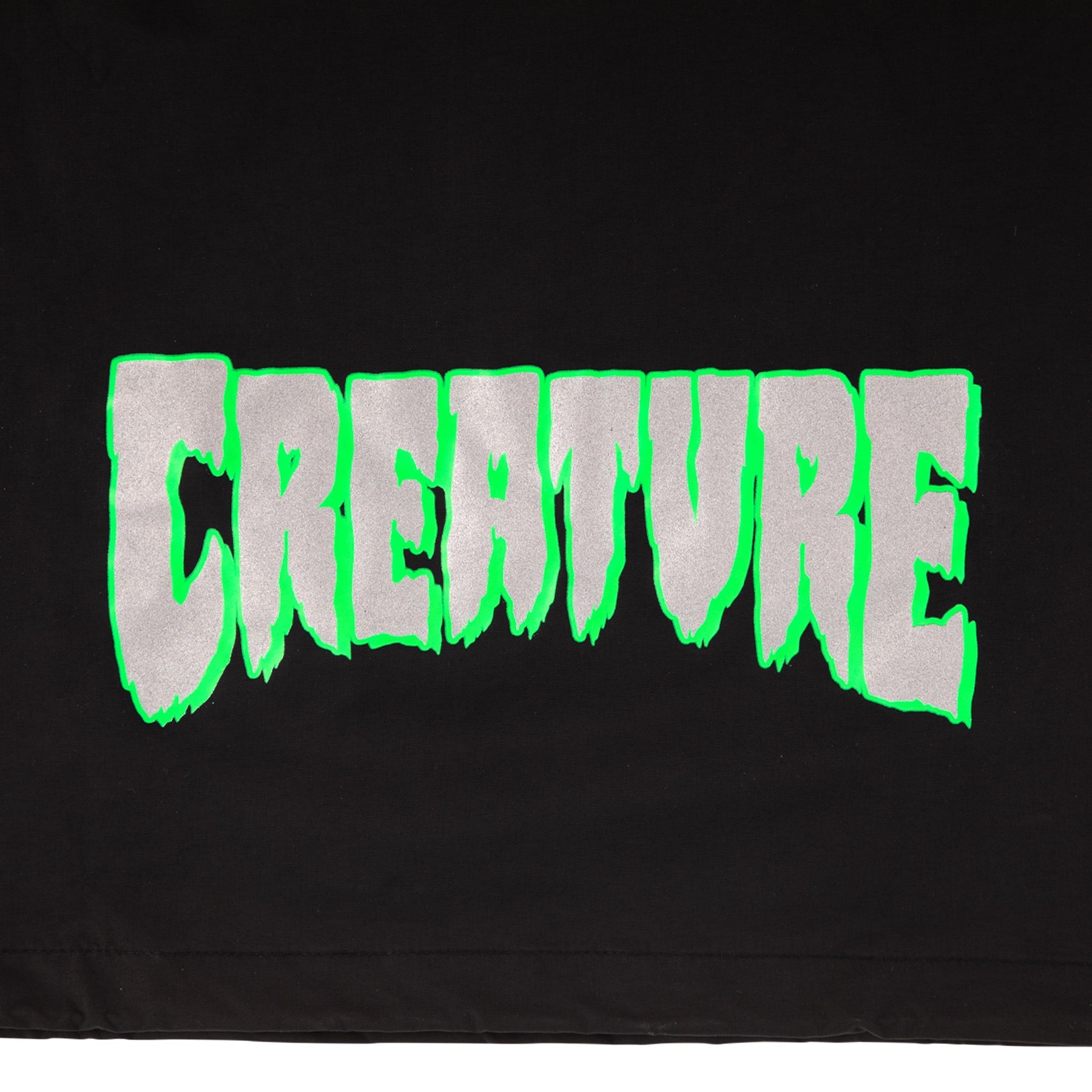 Creature Patent Hooded Windbreaker