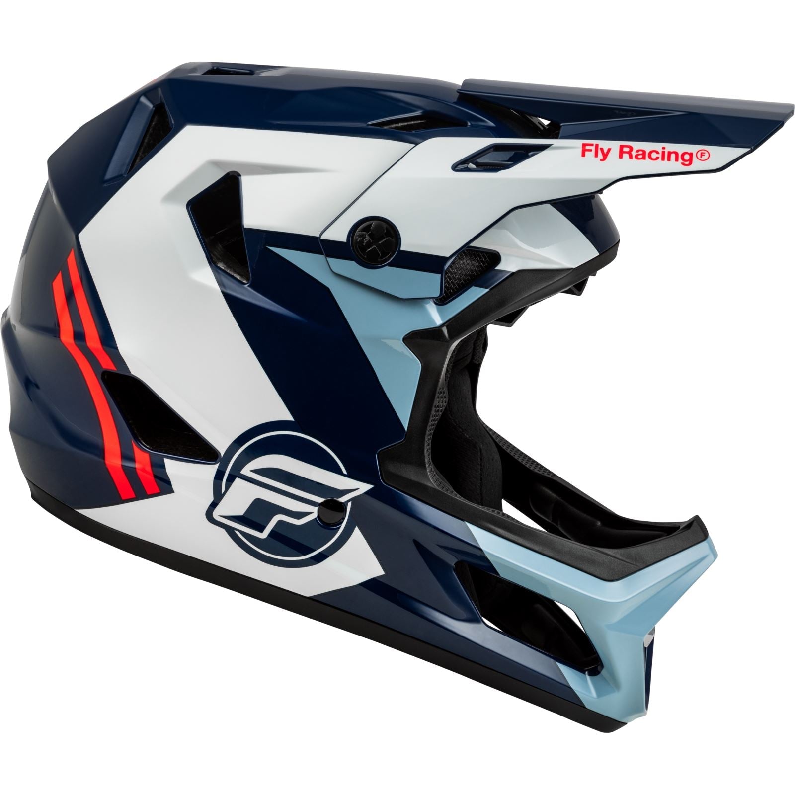 Fly Racing Youth Rayce (2024) Full Face Helmet - Red/White/Blue