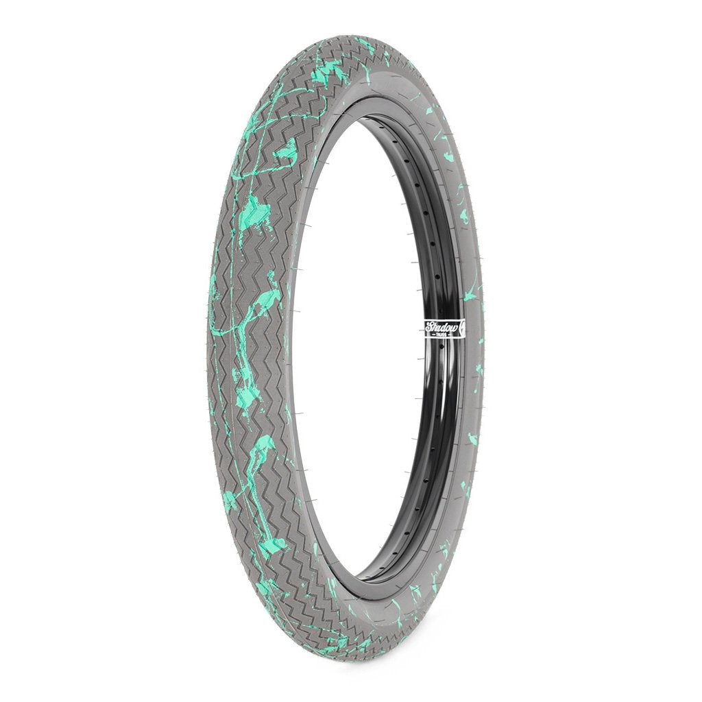 Subrosa BMX Sawtooth Tire 20″ X 2.35″ - Teal Drip