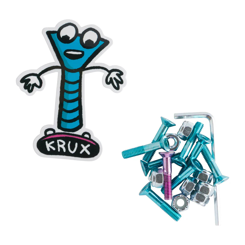 Krux Krome Hardware 1″ Allen - Blue/Pink