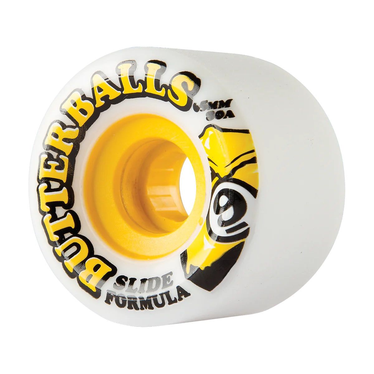 Sector 9 Wheels Slide Butterballs 65mm 80a - White/Yellow (Set)