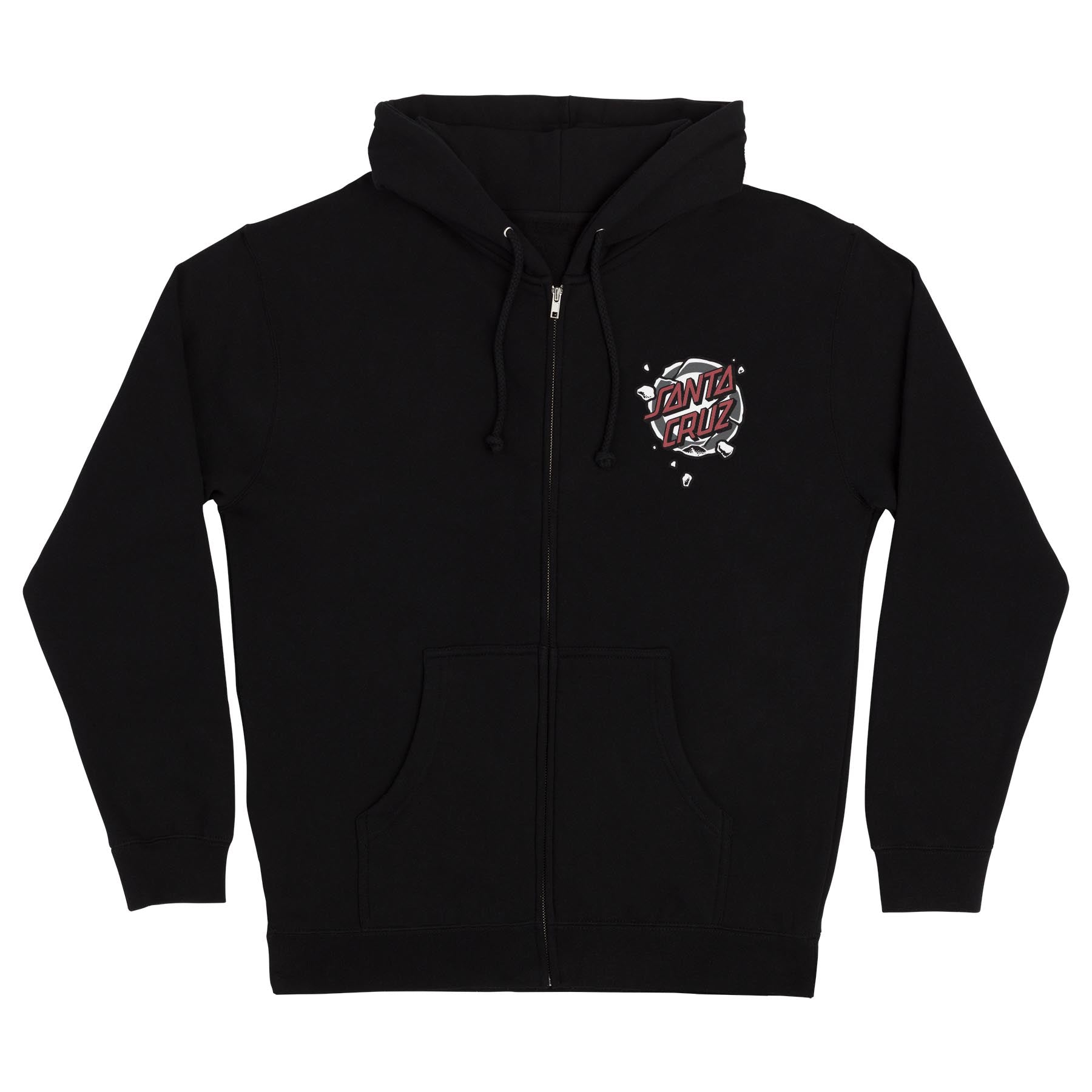 SANTA CRUZ ROSKOPP DESTRUCT DOT ZIP-UP SWEATSHIRT