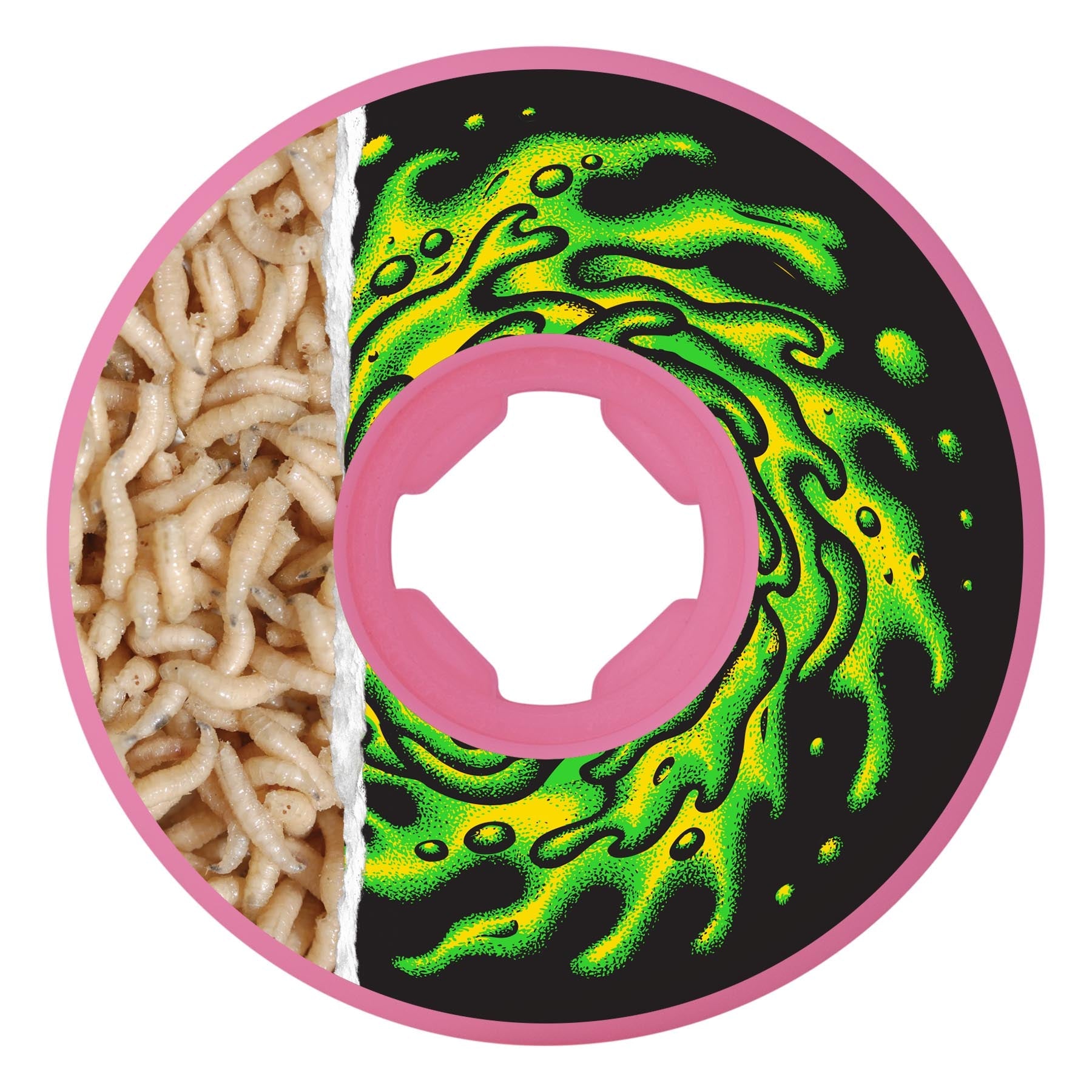 Slime Balls Tear Away Maggots Hardlines Pink 54mm 97a Skateboard Wheels